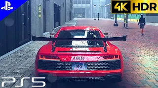 Need For Speed Unbound: Audi R8 Free Roam! (Looks FANTASTIC on PS5 Ultra Realistic 4K 60FPS HDR)