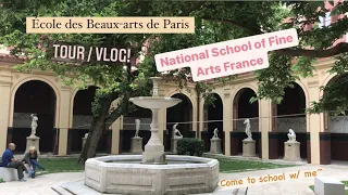 French National Art School / Beaux Arts de Paris TOUR + VLOG (Come to school w. me!)