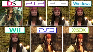 Pirates of the Caribbean: At World's End (2007) DS vs PSP vs PS2 vs PC vs Wii vs PS3 vs XBOX 360