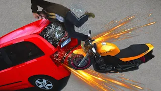 GTA 4 Motorcycle Crashes Ragdoll Compilation Ep. 114