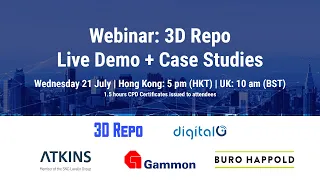 Intro to 3D Repo   with Digital G, Gammon, Buro Happold, and Atkins