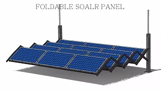 Foldable  Solar  Panel (Concept Design)   , #solar ,#technology ,#gadgets ,#diy, #ideas