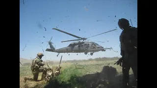 US Marine & British Commando MEDEVAC Afghanistan