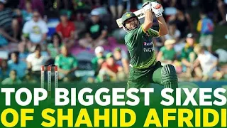 BIG SIXES OF SHAHID AFRIDI