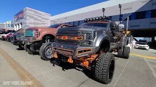 Lifted Trucks and Horn Blasters at SEMA 2023