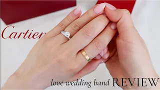 CARTIER Love Wedding Band Review | Yellow Gold