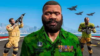 FRANKLIN, MICHAEL E TREVOR ENTRARAM PRA MARINHA NO GTA 5