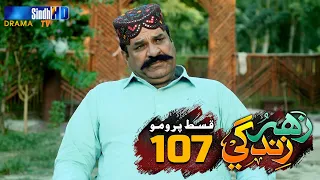 Zahar Zindagi - Ep 107 Promo | Sindh TV Soap Serial | SindhTVHD Drama