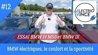 Essai BMW I4 M50 et BMW IX ; BMW électriques, la puissance et le confort.