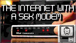 Using a 56k Modem in 2017! | Nostalgia Nerd
