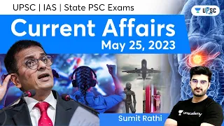 Daily Current Affairs In Hindi By Sumit Rathi | 25th May 2023 | The Hindu, PIB for IAS