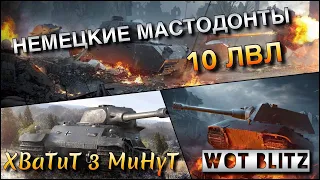 🔴WoT Blitz | КАКОЙ НЕМЕЦКИЙ ТЯЖЕЛОВЕС КАЧАТЬ ПЕРВЫМ❗️| 10 ЛВЛ