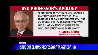 Watch: Ball State student removed from class