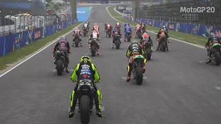 walau start terakhir rossi masih bisa mendominasi balapan