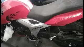 Tvs Apache Rtr White Red Color 160 4V Review