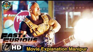 "Fast and Furious" part-7 explained in Manipuri ll Thriller Crime Action