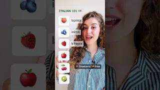 Italian Quiz 🇮🇹 - Name the fruits in Italian