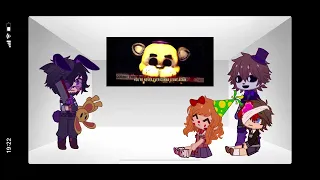 The Aftons react to ‘count the teeth’ by Give Heart records | FNAF | Gacha club