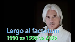 Dmitri Hvorostovsky: Largo al factotum 1990 vs 1998 vs 2005