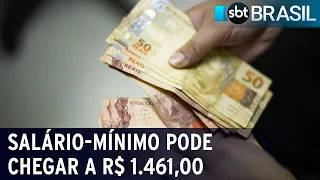 Salário-Mínimo pode chegar a R$ 1.461,00 em janeiro de 2024 | SBT Brasil (29/08/23)