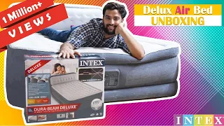 Inflatable Intex Deluxe Air Bed Unboxing & Testing