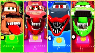 coffin dance - Tow Mater Eater vs McQueen Eater vs Jackson Storm Eater vs Chick Hicks | tiles hop ❗