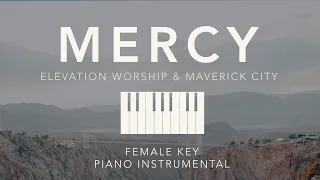 MERCY⎜Elevation Worship & M.C. Piano Instrumental Cover (Female Key) with lyrics by GershonRebong