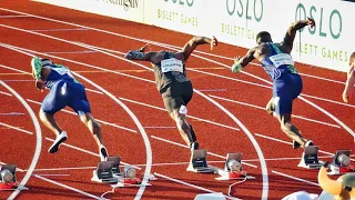 Christian Coleman 9.85 | Bislett Games | Diamond League Oslo