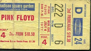 PINK FLOYD - NEW YORK, Madison Square Garden - 4 luglio 1977