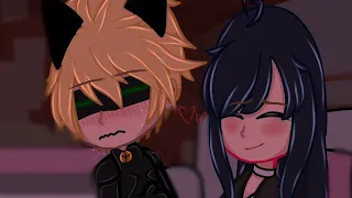 "Did you just purr?" | meme | MLB 🐞🐈‍⬛🌸🌺 (original?) Marichat ❤️