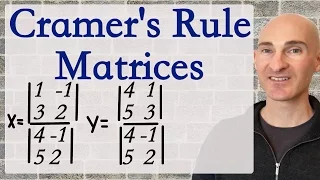 Cramer's Rule Matrices