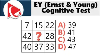 EY (Ernst and Young) Cognitive Assessment Test: Questions with Answers & Explanations!