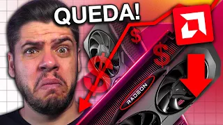 AMD em QUEDA? PLACAS de VIDEO vão ficar BARATAS? POR QUE pode ser BOM e RUIM para VOCÊ?