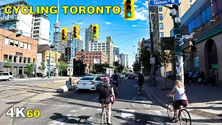 Cycling Toronto (Narrated) - Spadina to the Lake on June 11 [4K]