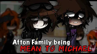 Afton Family Being Mean To Michael For 24 Hours || Gacha Club
