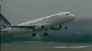 Air France Flight 296Q Crash Footage