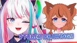 How to CREATE a VTUBER?! | PART4 : LIVE2D MODEL: Let's finish the head! #yewdraw #aylive
