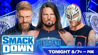 Edge vs AjStyles vs Rey Mysterio Full Match-WWE Smackdown 5/12/23 World Heavyweight Title Tournament