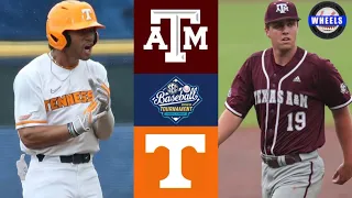 #10 Texas A&M vs #7 Tennessee | SEC Tournament Round 1 (Elimination Game) | 2023 College Baseball