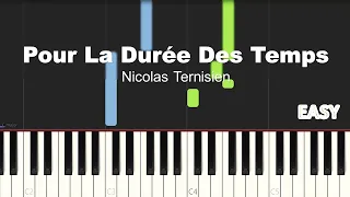 Nicolas Ternisien - Pour La Durée Des Temps | EASY PIANO TUTORIAL BY Extreme Midi