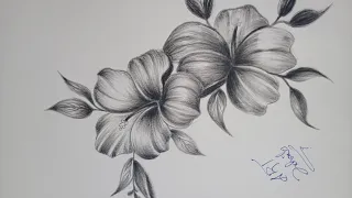 "Stunning Floral Sketch Drawing | Step-by-Step Guide to Master Flower Art"