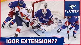 Contract extension for Shesterkin?? Igor plays it coy, Rangers remain optimistic about the future