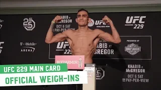 FULL: UFC 229 Official Weigh-Ins