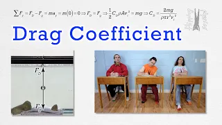 Demonstrating and Solving for Drag Coefficient