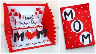 DIY Happy Mother's day pop up card / Mother's day card making handmade / Easy mother's day card