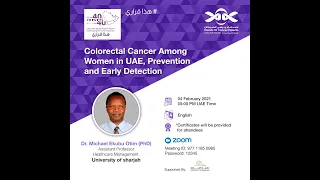 Colorectal Cancer among women in UAE, Prevention and Early Detection