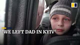 One family’s escape from Ukrainian border with Poland amid Russian invasion