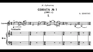 Alfred Schnittke: Sonata for Violin and Piano No. 1 (score) Duo Sabatini-Rugani