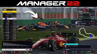 Sergio Perez TAKES OUT Max Verstappen In F1 MANAGER 22! | F1 Manager 2022