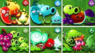 Random 6 Team Plants Battlez - Who Will Win? - PvZ 2 Team Plant Vs Team Plant